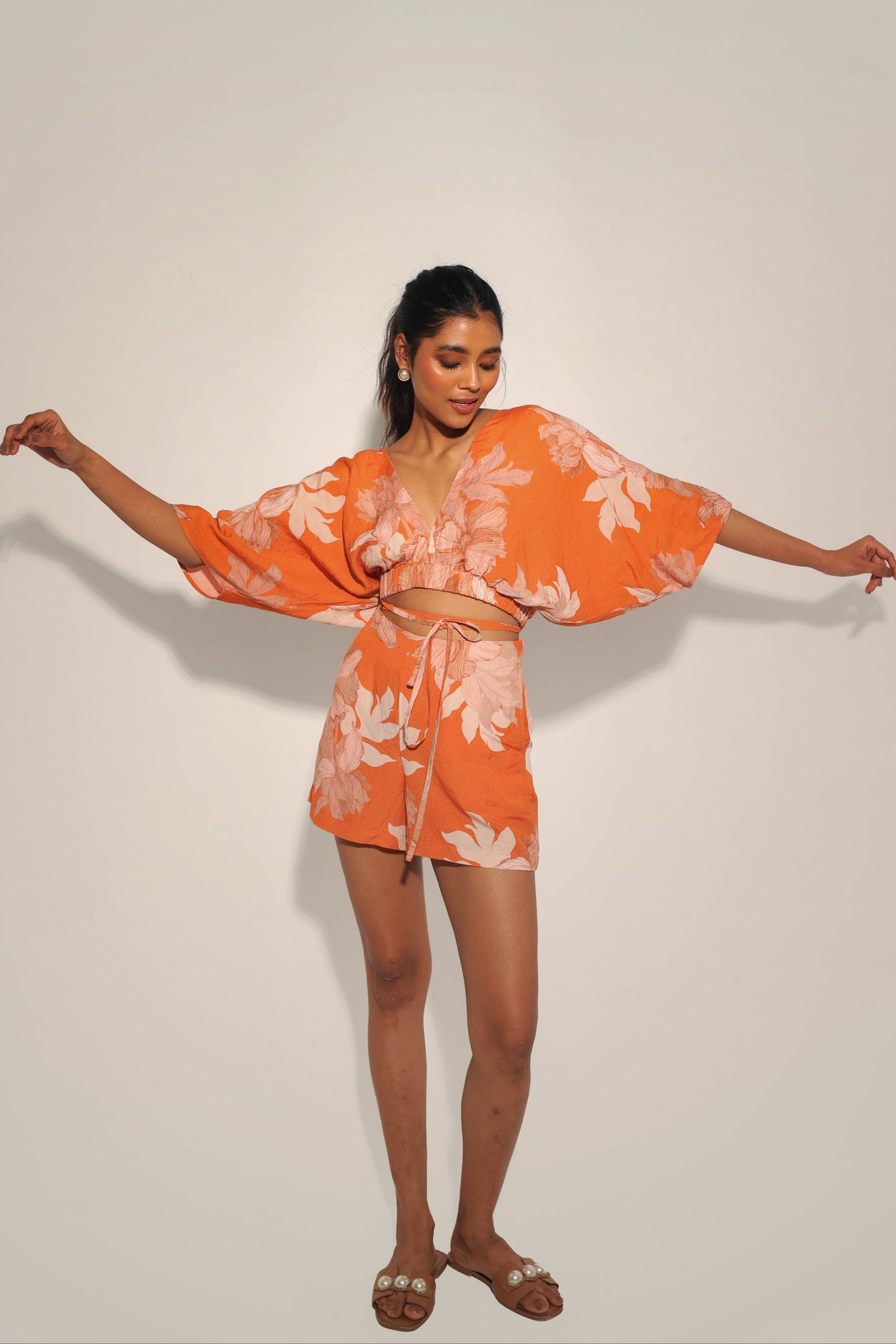 Kanika Khatri in Sundown Shorts Coord Set