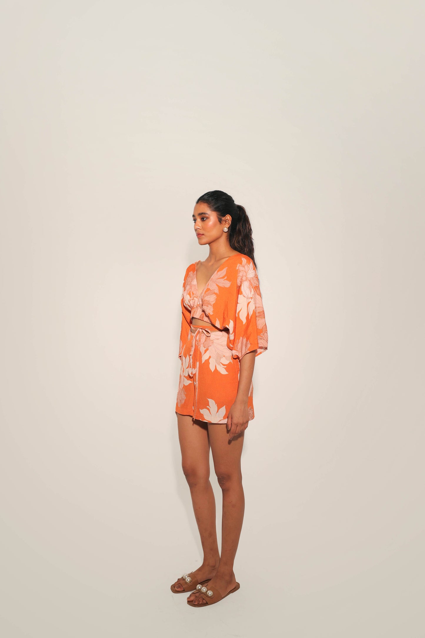 Kanika Khatri in Sundown Shorts Coord Set
