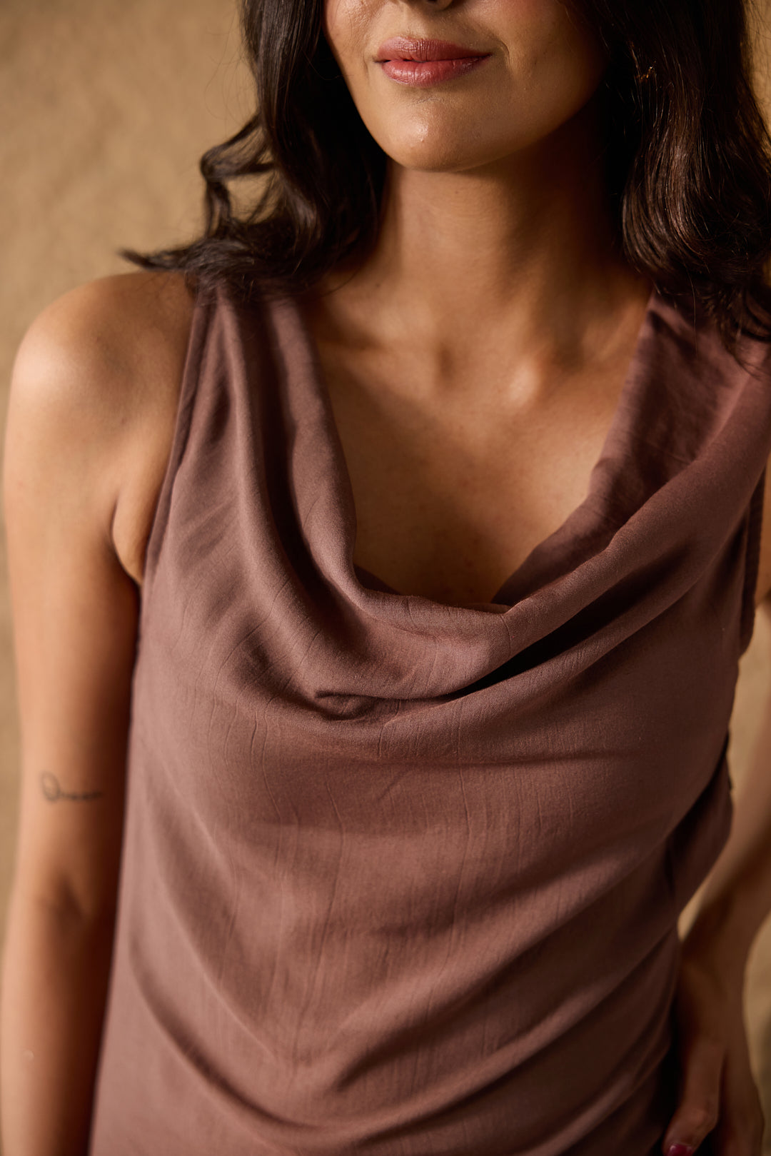 Morin Cowl Dress