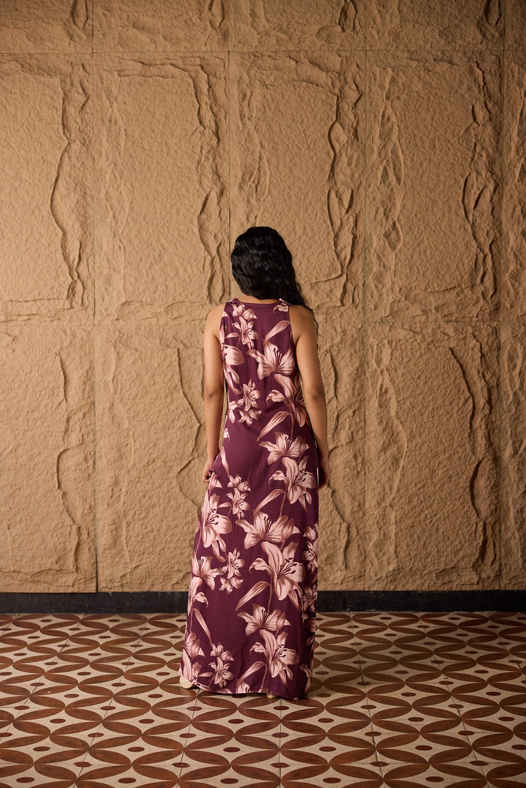 Caldra Cowl Dress