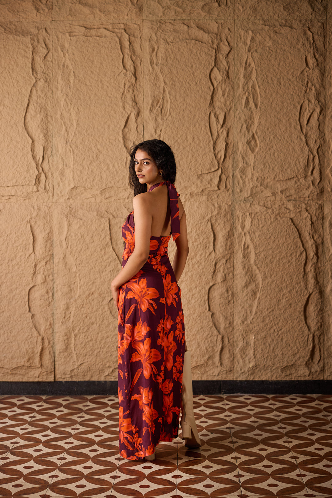 Ochra Halter Neck Dress