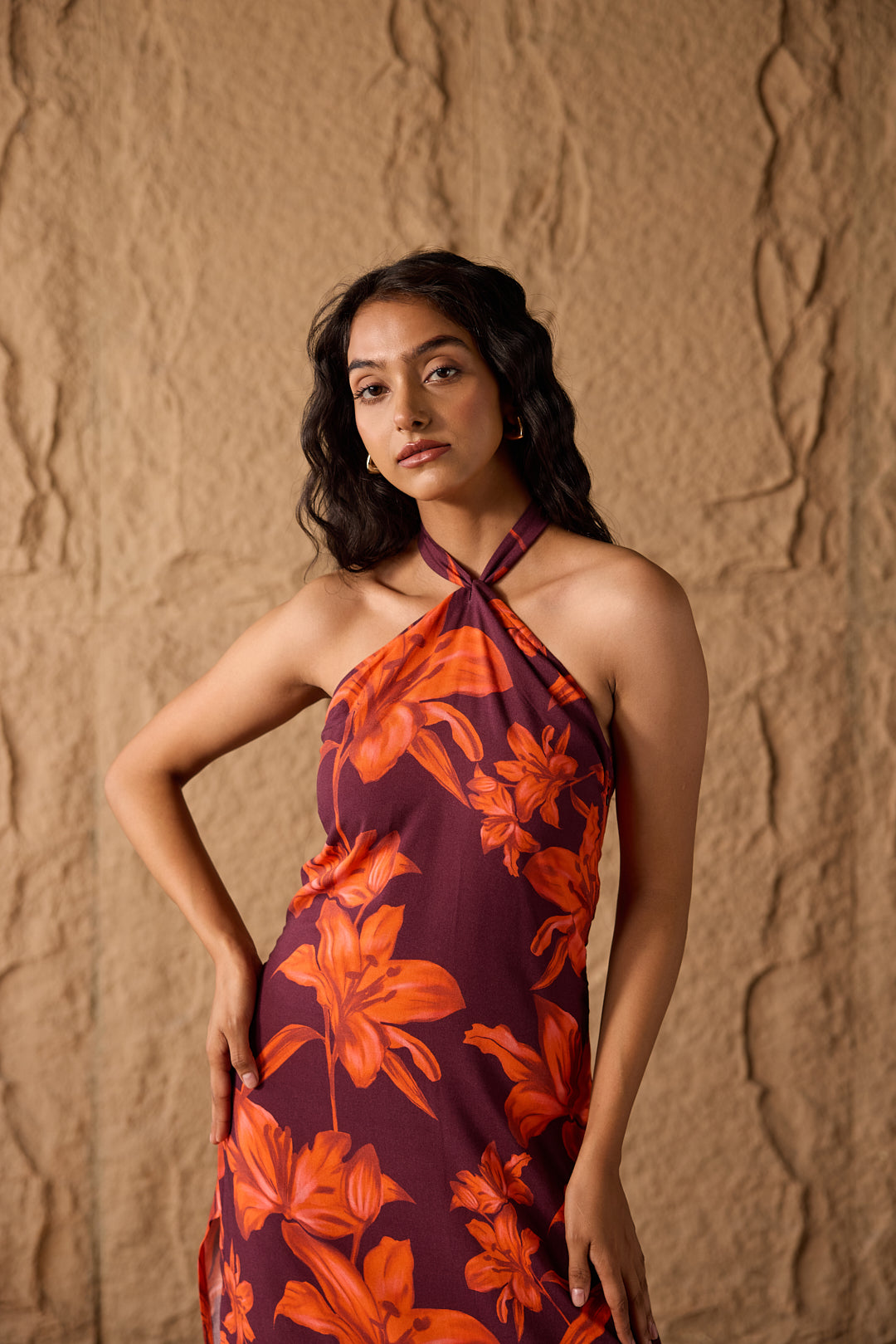 Ochra Halter Neck Dress