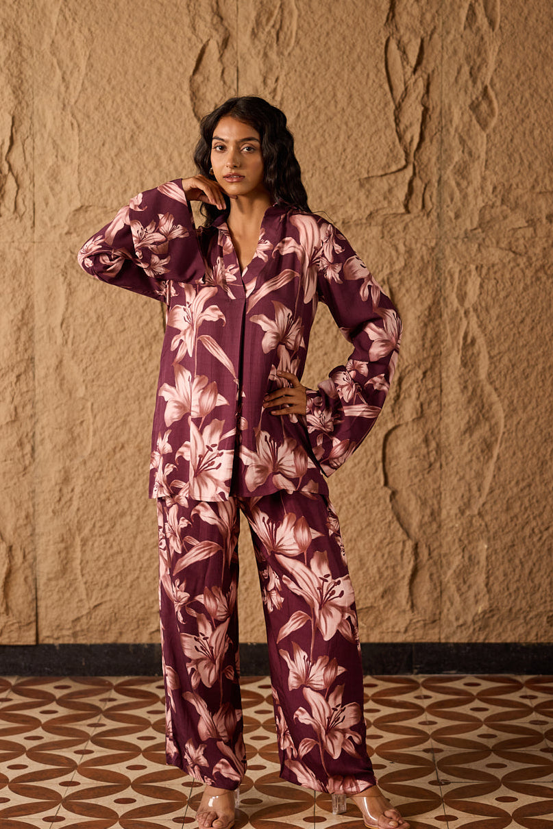 Caldra Collared Co-ord Set