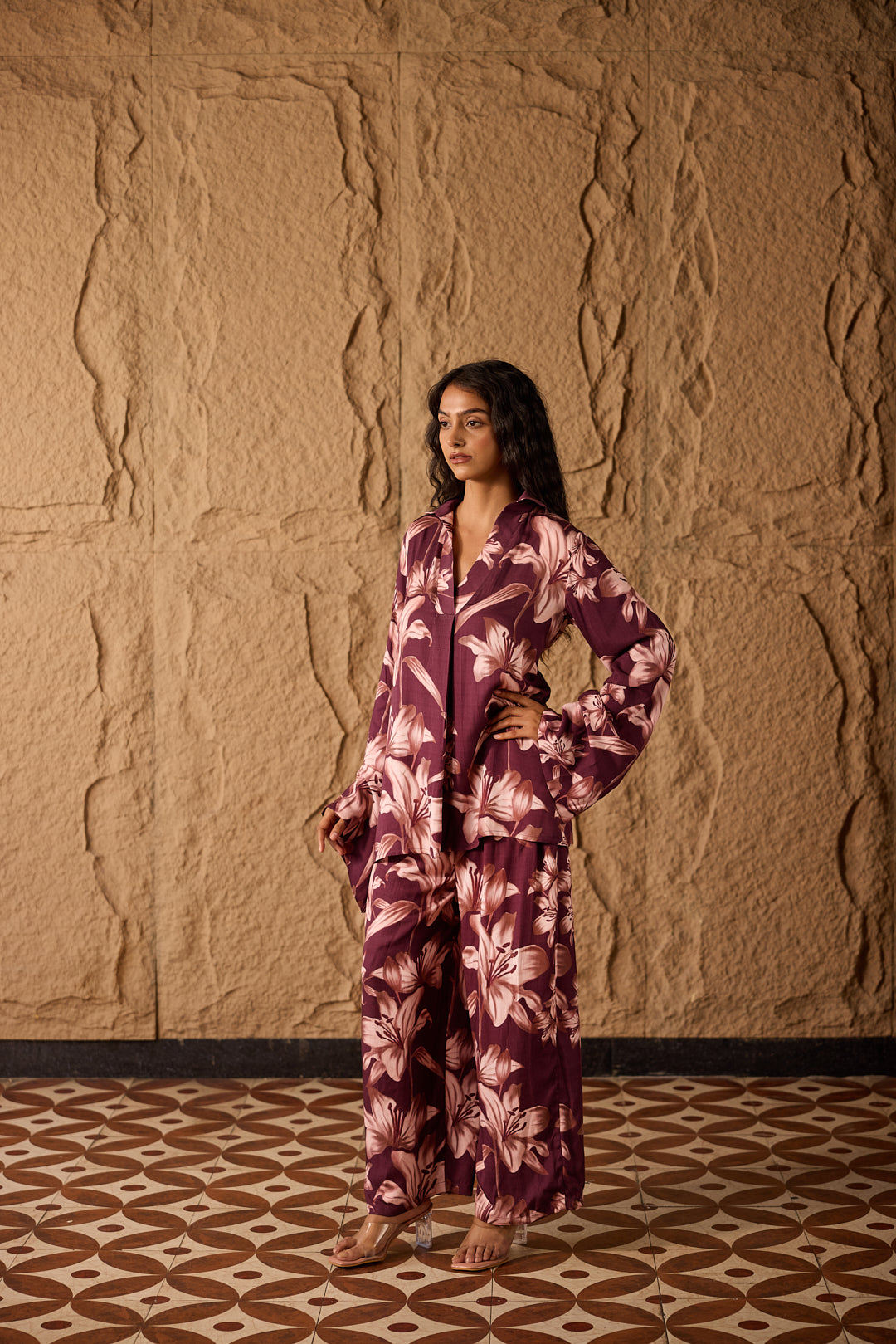 Caldra Collared Co-ord Set