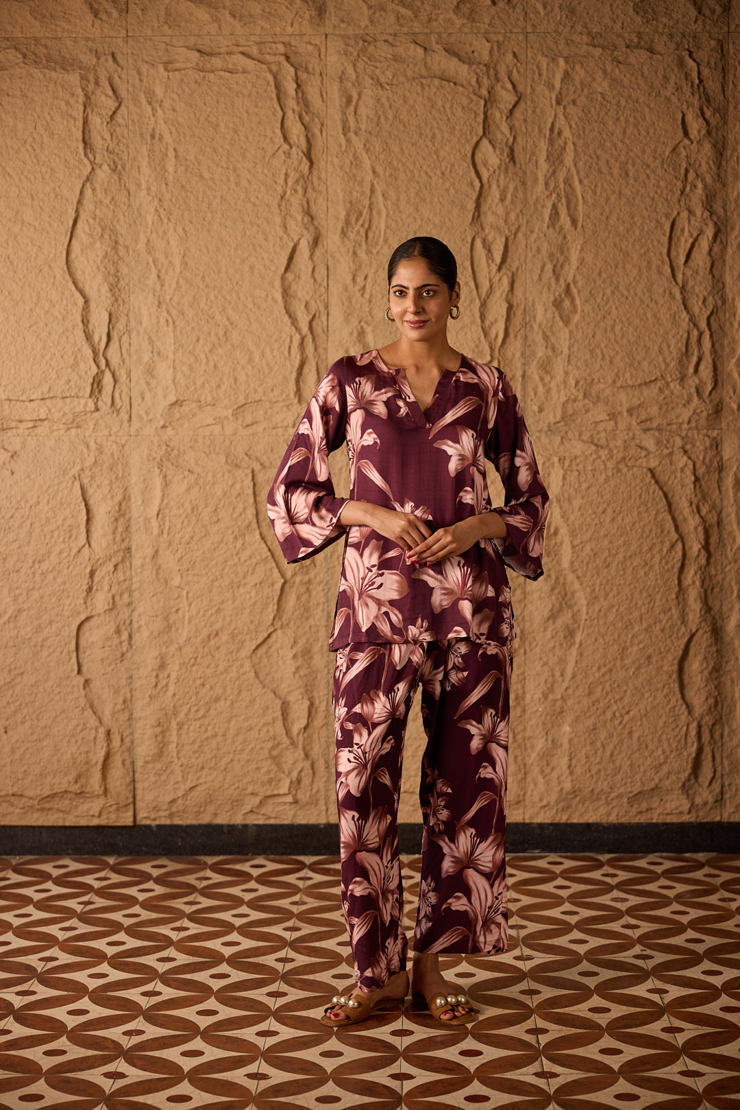 Caldra Collared Co-ord Set