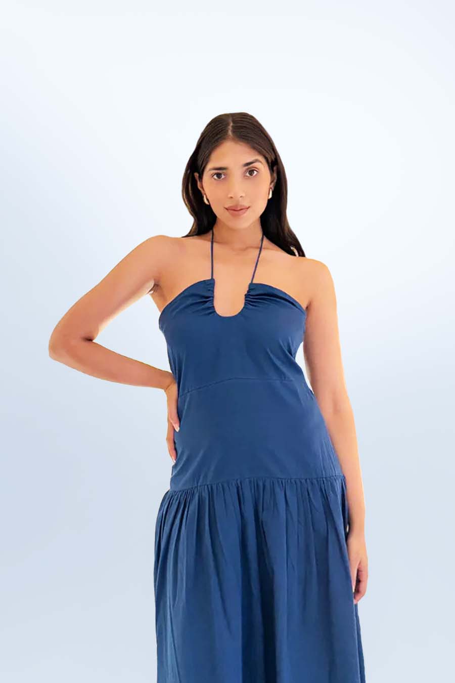 Shadow Sea Midi Dress
