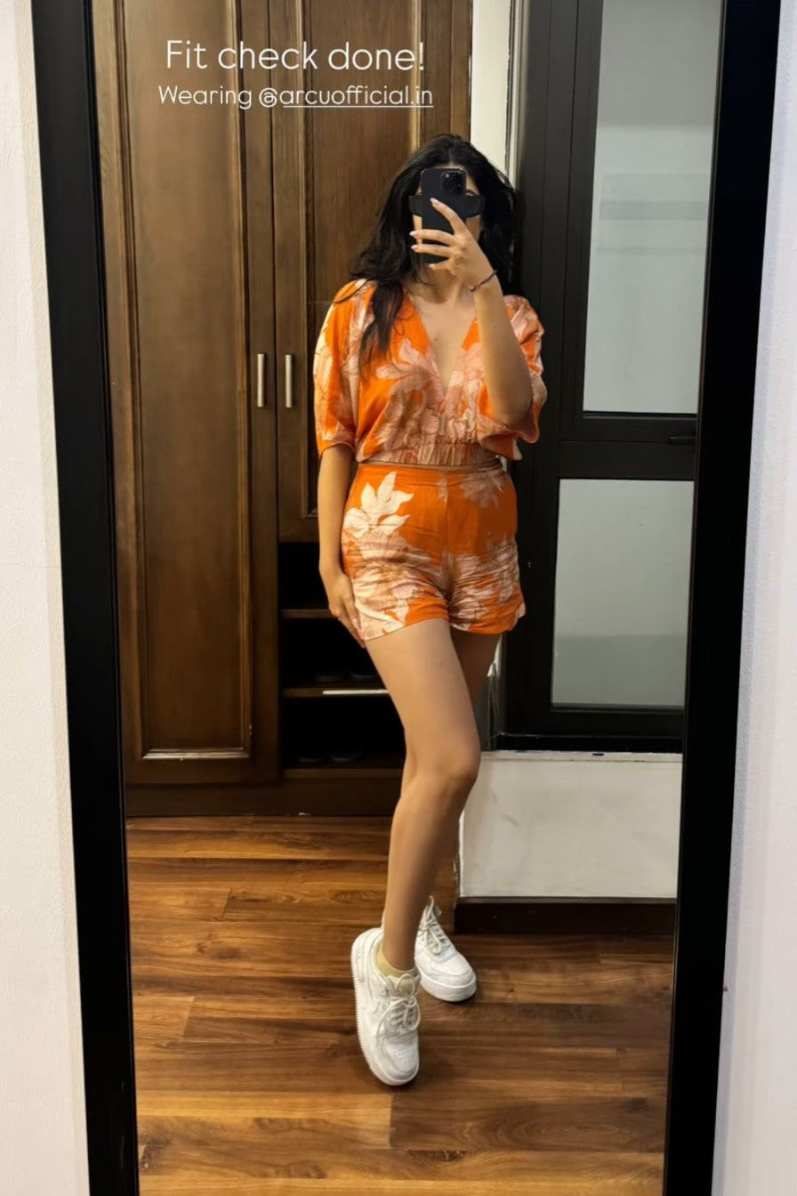 Kanika Khatri in Sundown Shorts Coord Set