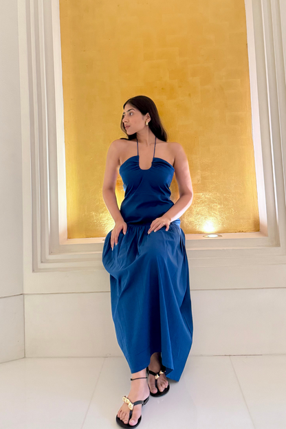 Shadow Sea Midi Dress
