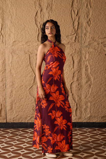 Ochra Halter Neck Dress