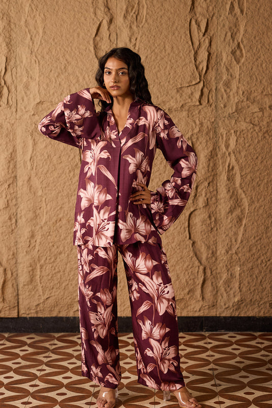 Caldra Collared Co-ord Set