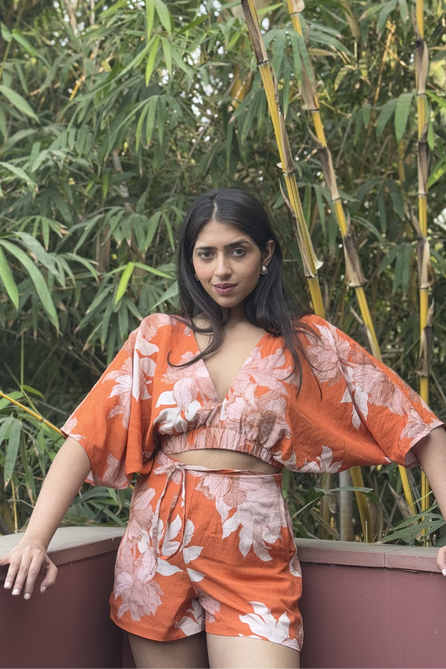 Kanika Khatri in Sundown Shorts Coord Set